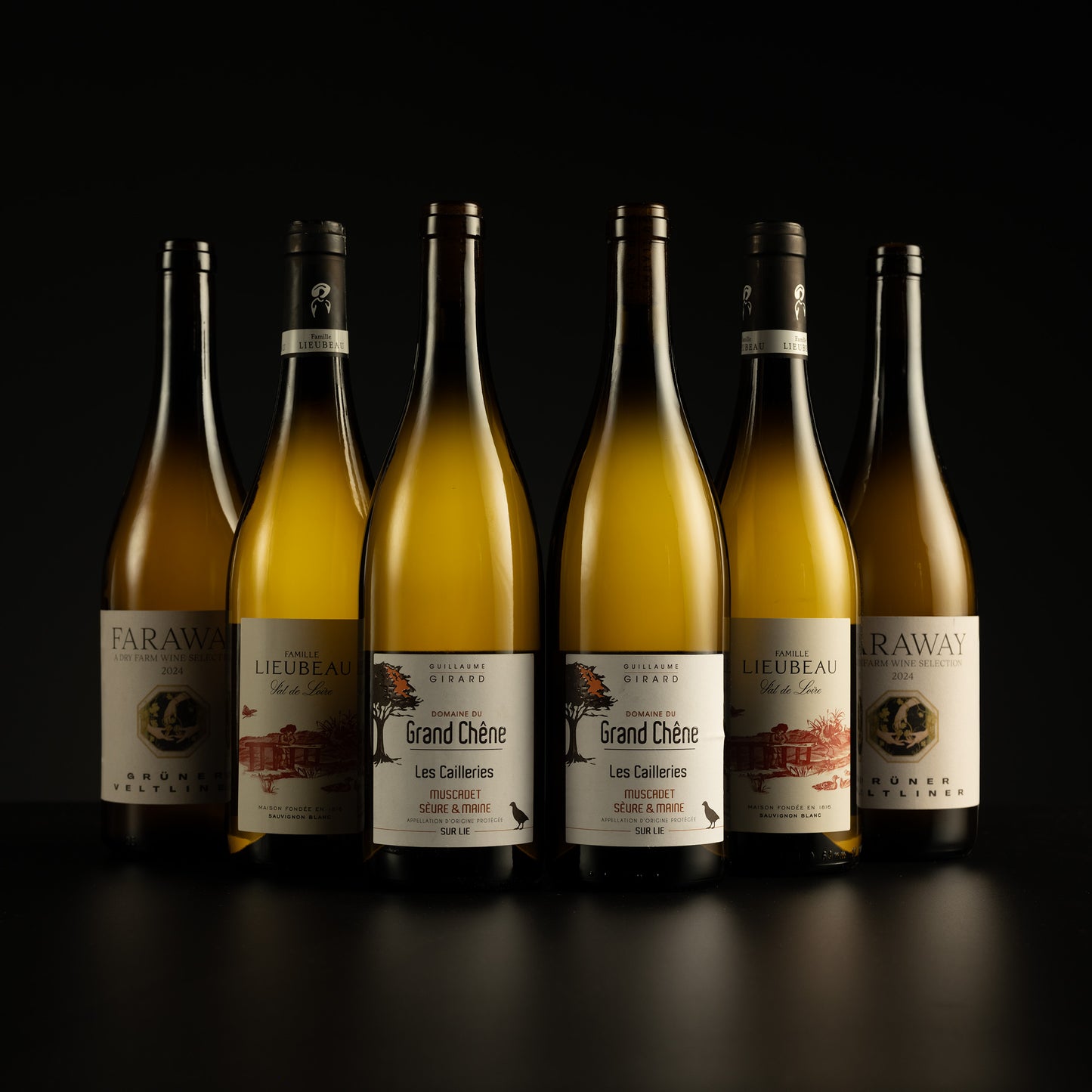 A Mix of Our White Wines