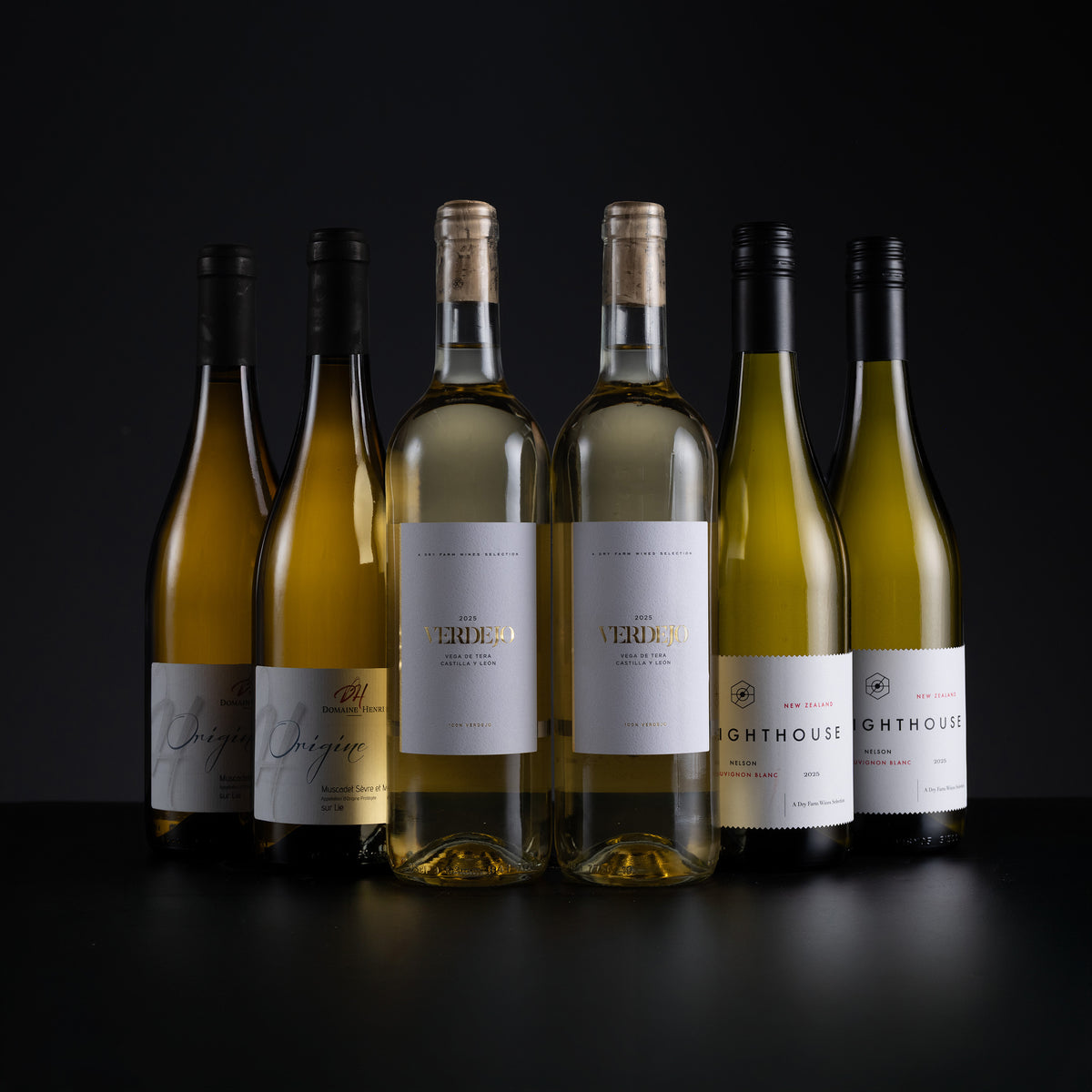 A Mix of Our White Wines