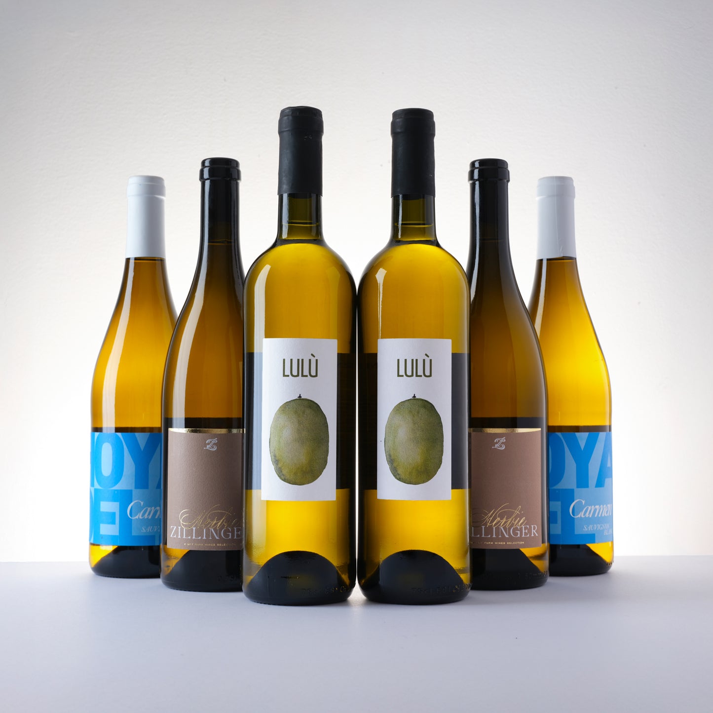 A Mix of Our White Wines
