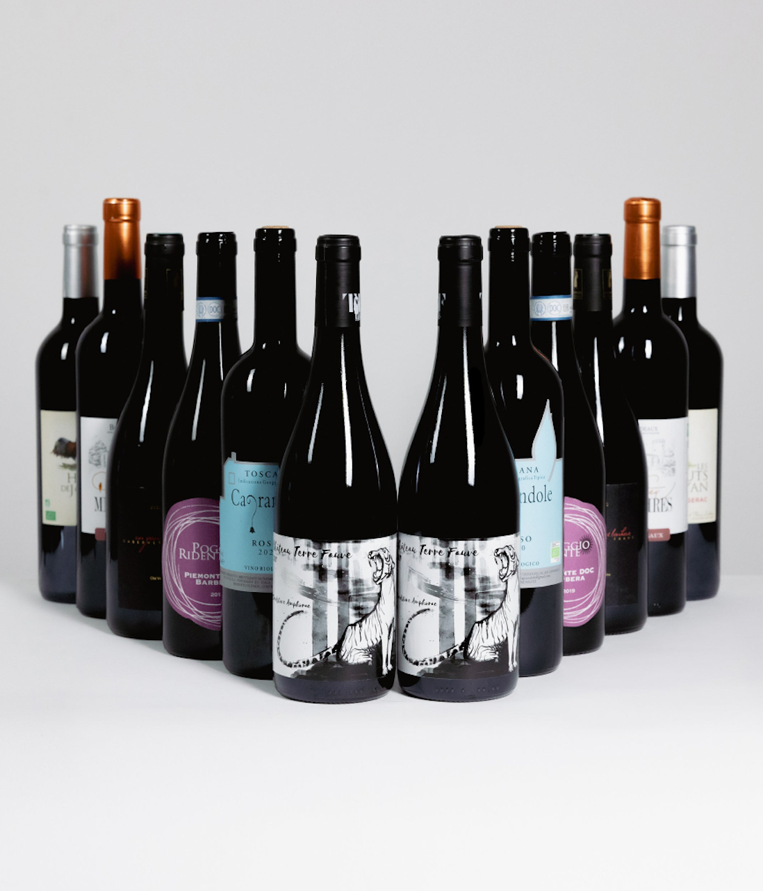 12-bottles (2 of each)