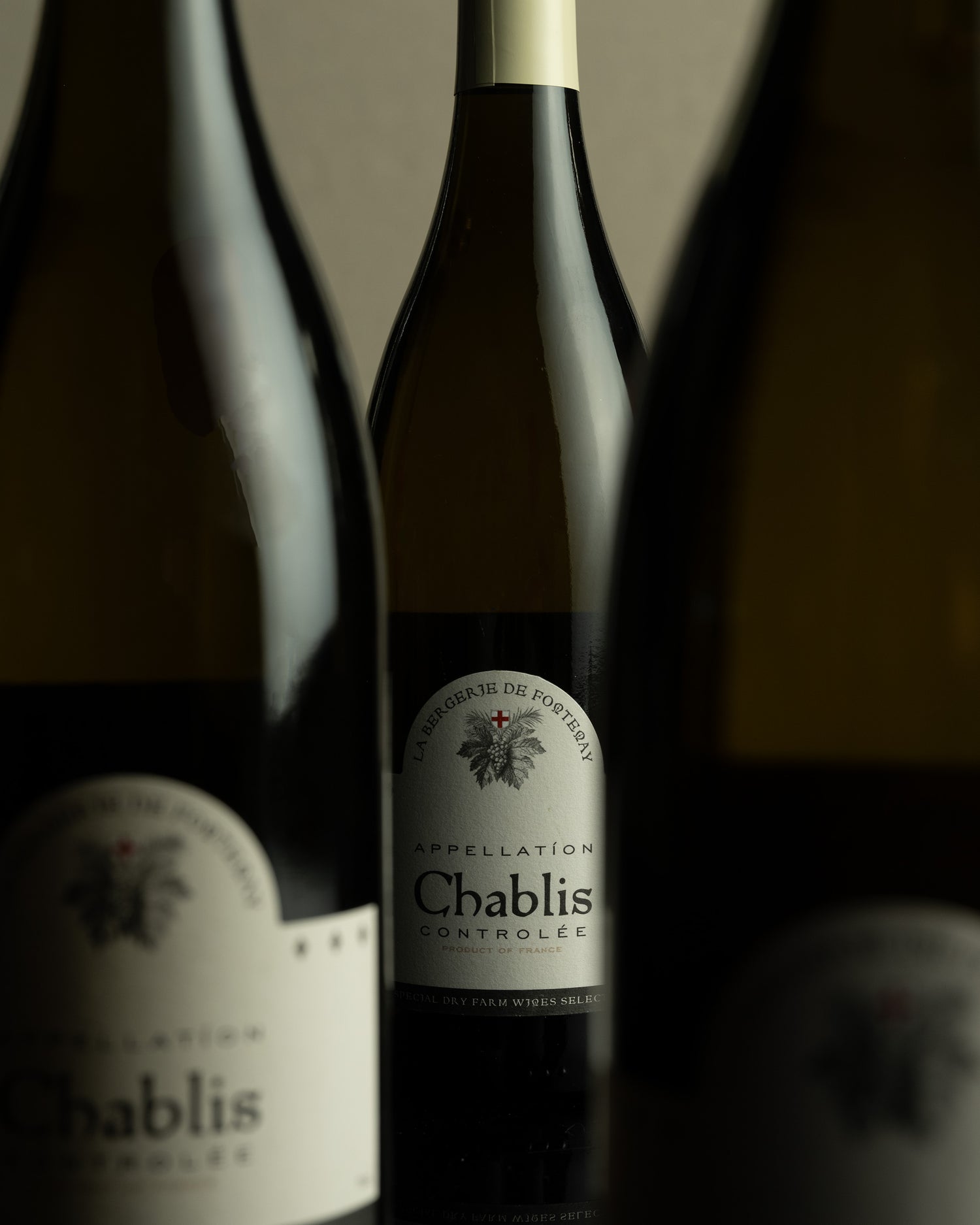 Chablis bottles