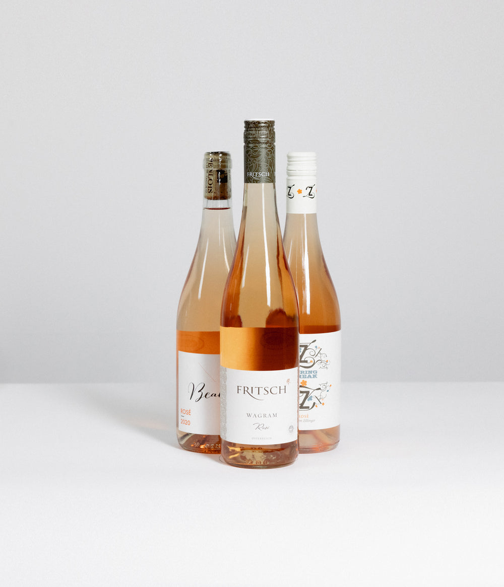 rosé-/ 3 bottles