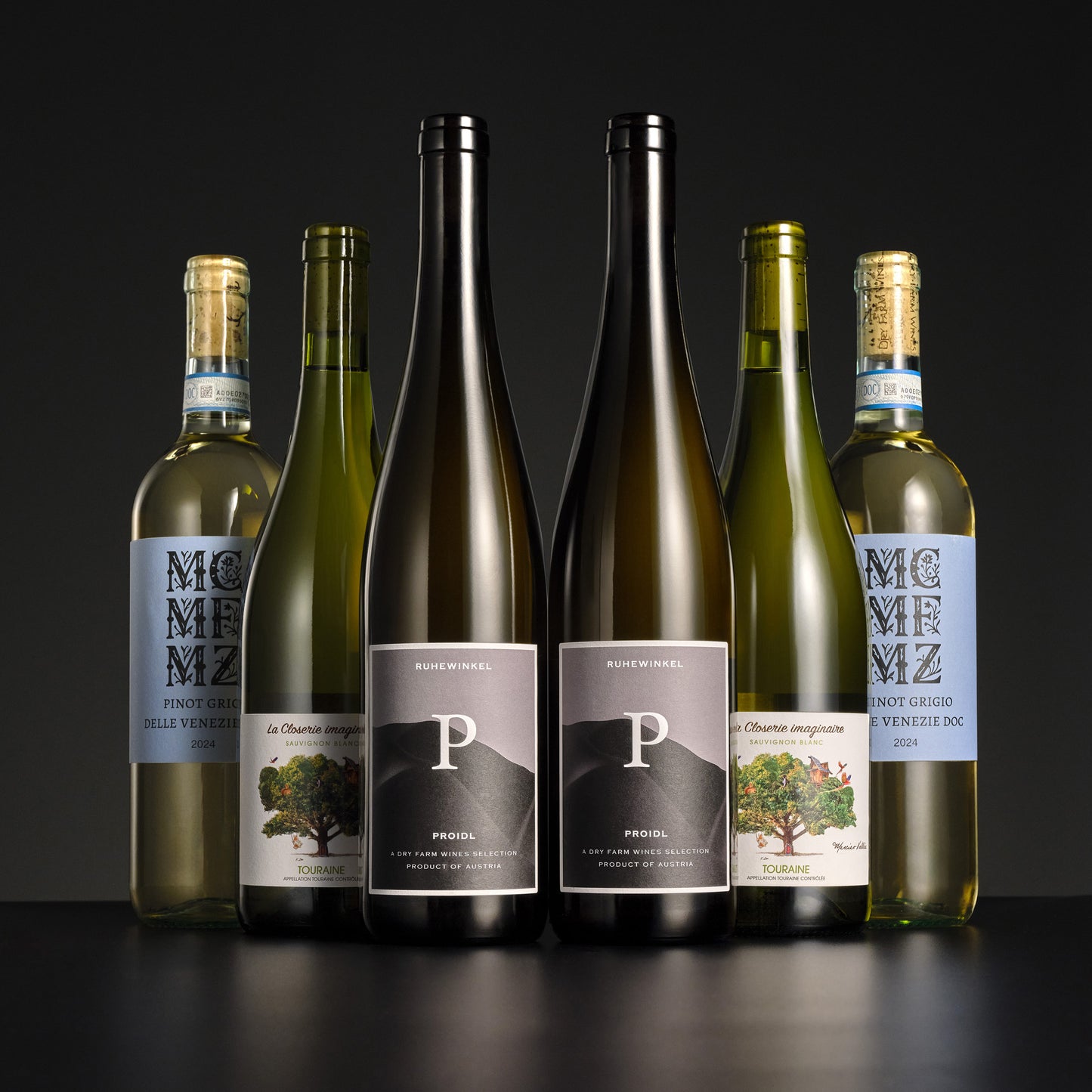 A Mix of Our White Wines