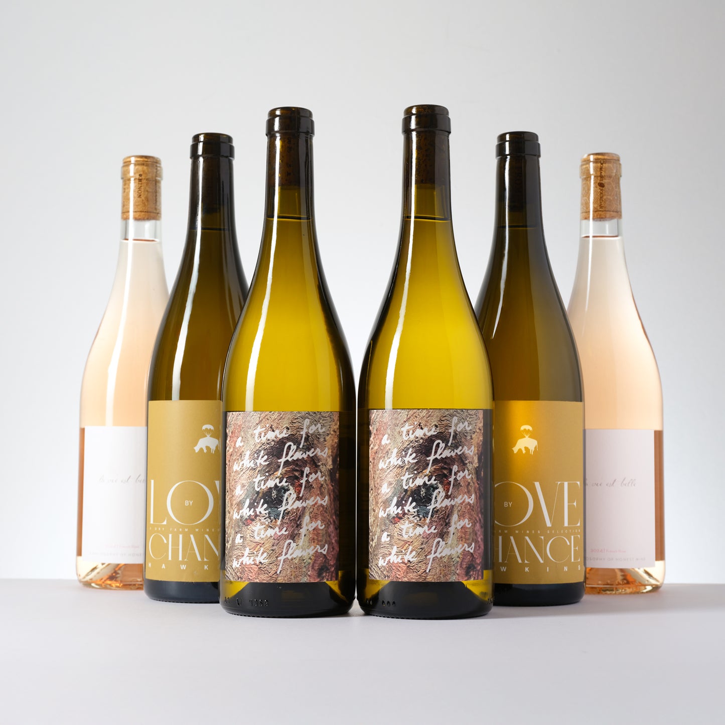 A Mix of Our White & Rosé Wines