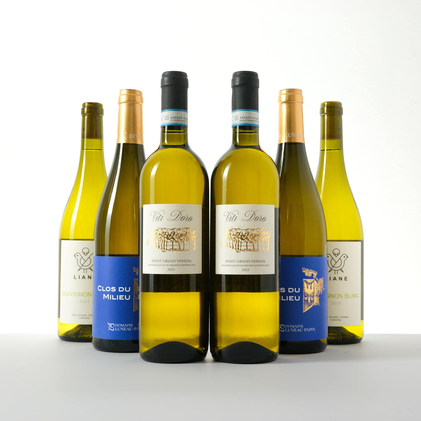 A Mix of Our White Wines